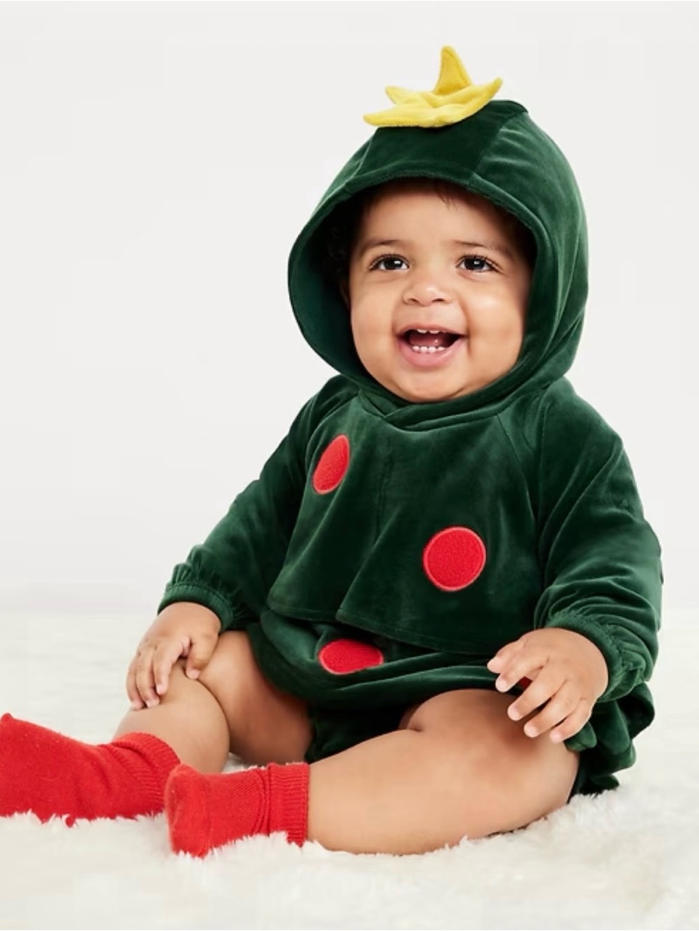 Holiday Tree Baby Romper or Costume 6-12M - Picture 3 of 6